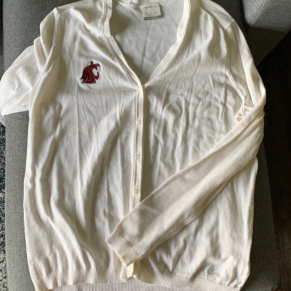 WSU Nike Golf Cardigan Size XL